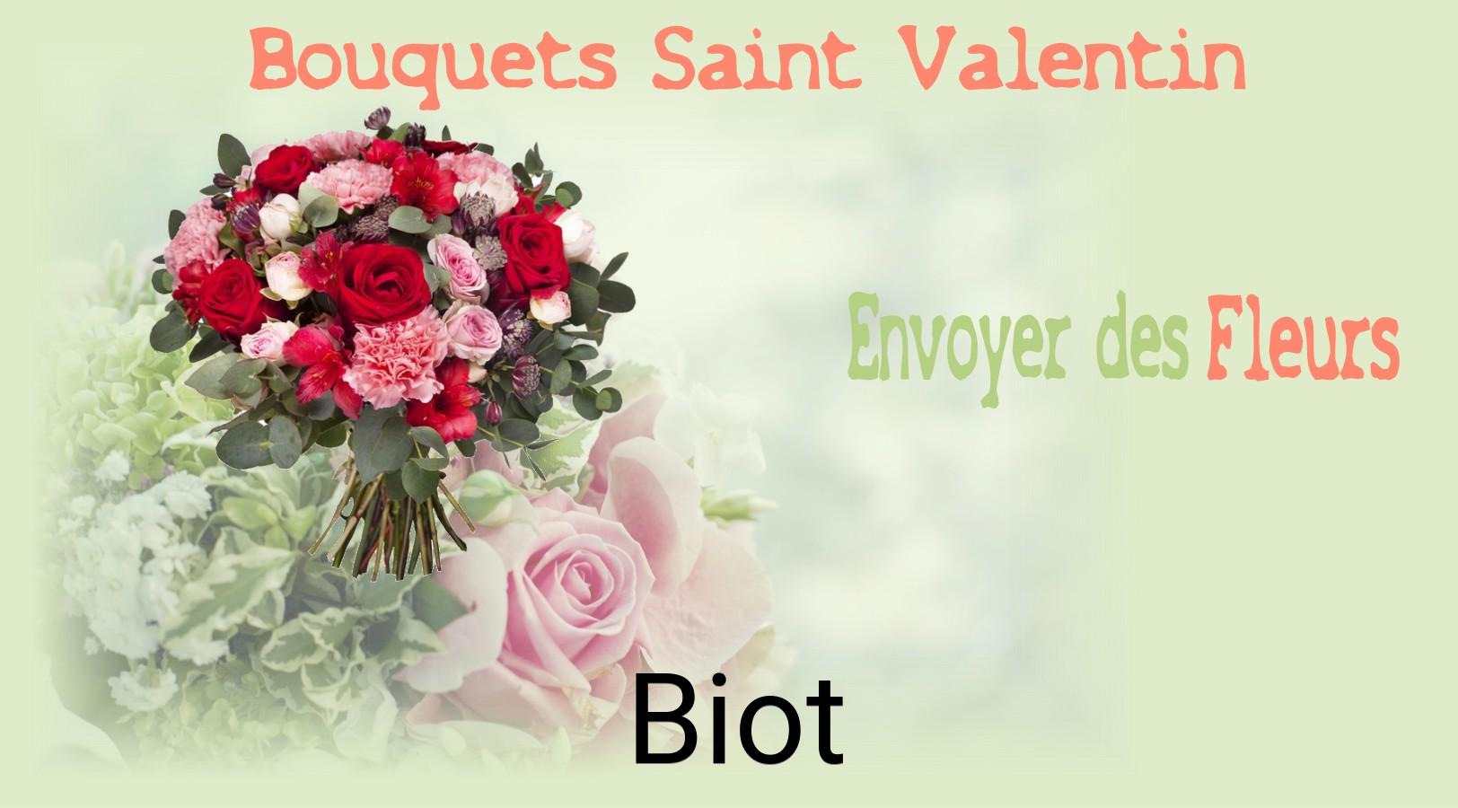 Roses de Saint-Valentin livrées à Biot